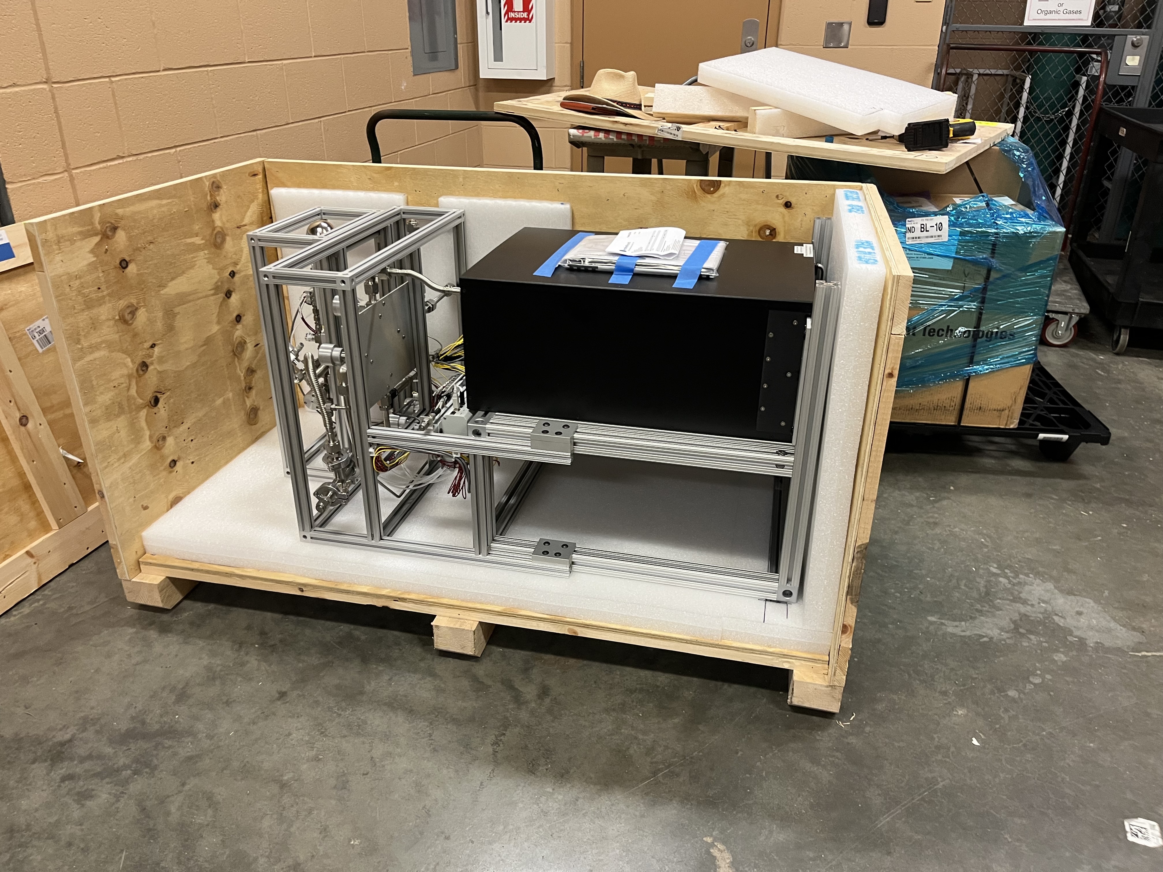 TILDAS arrives in the loading dock